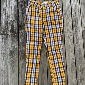 Hollister plaid pants!!